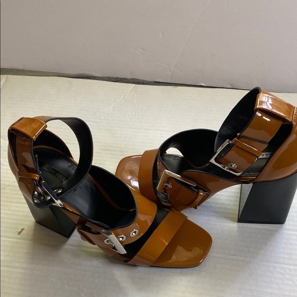 Zara Black Heels with Sleek Design